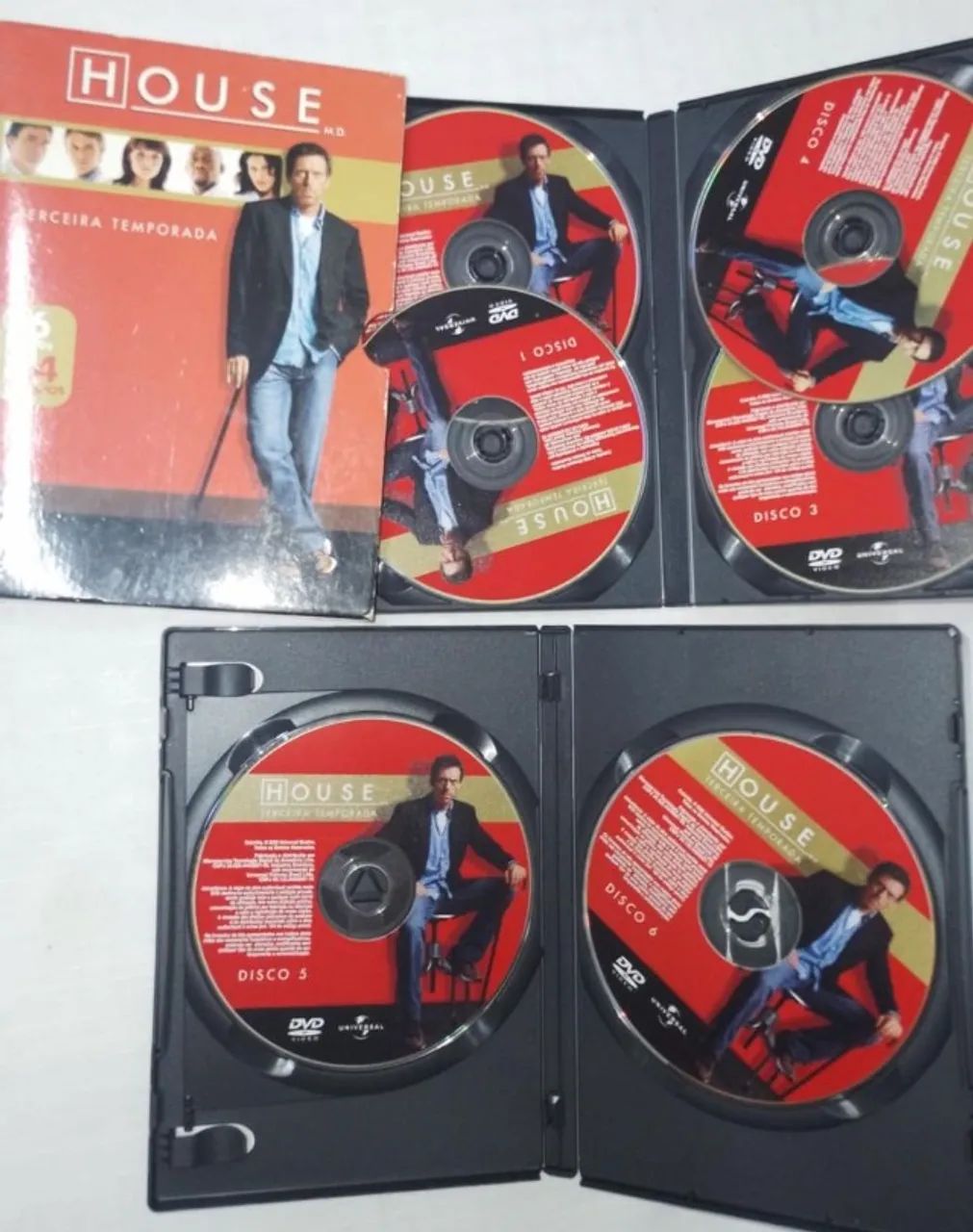 DVD Box House - Terceira Temporada - 6 Discos ( 15515 ) - Foto 4