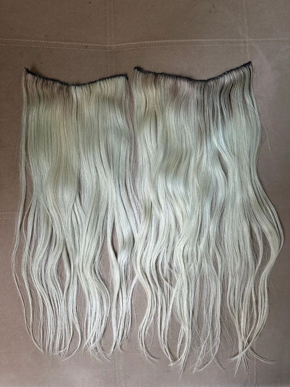 Mega Hair loiro pérola  - Foto 5