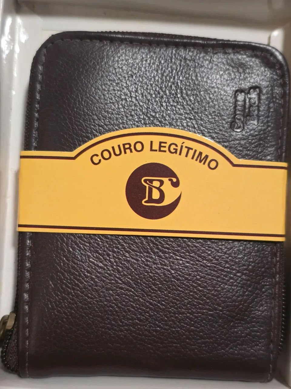 Carteira de couro café - Foto 4