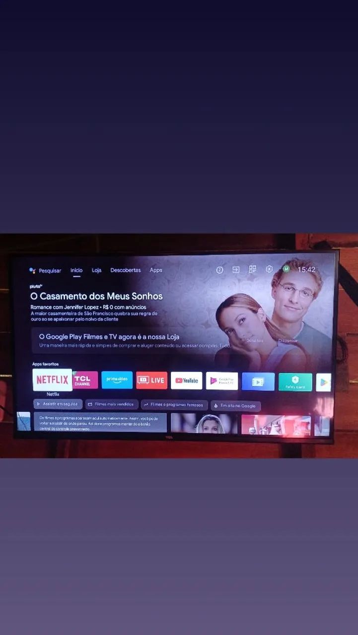 Android tv, tcl 32 polegadas 