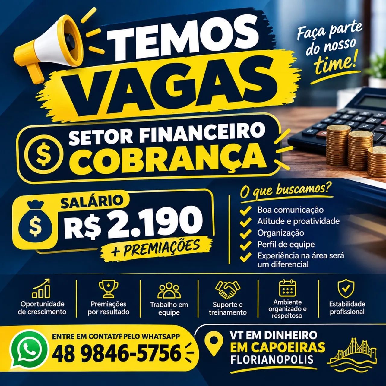 Vaga de emprego 