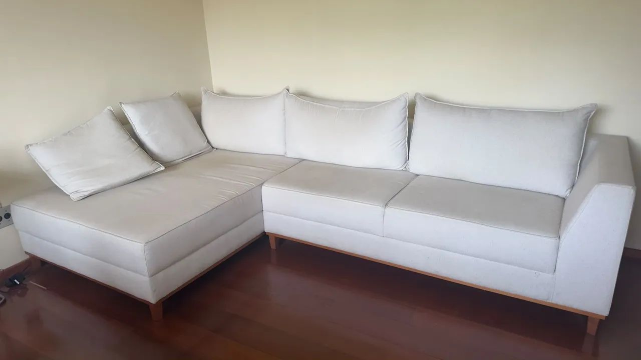 Sofá de canto em ótimo estado de conservação. - Foto 2