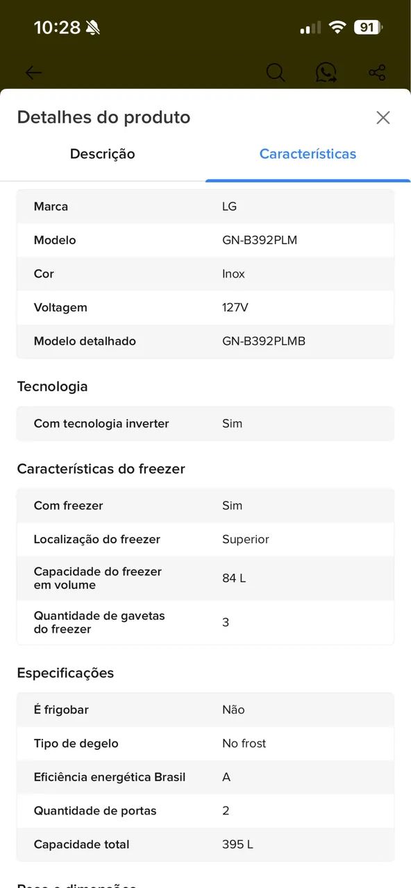 Geladeira LG - Foto 4
