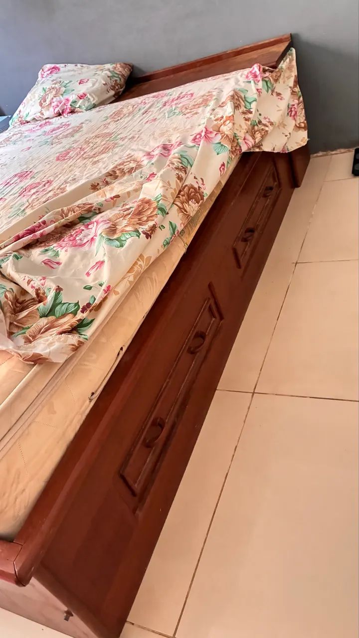 Cama Casal Madeira Nobre - Foto 4