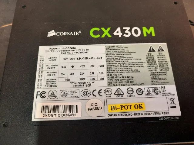 Fonte Corsair CX430M - 430W - Foto 3