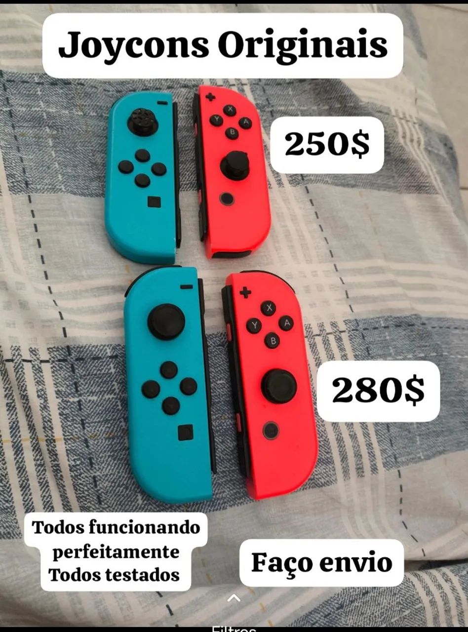 Joycons Originais Nintendo switch 