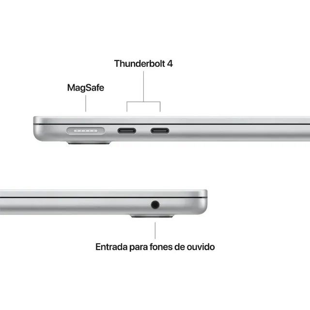 MacBook Air de 13 24GB !Tb SSD Novo Cor Silver Com Nota Fiscal - Foto 2