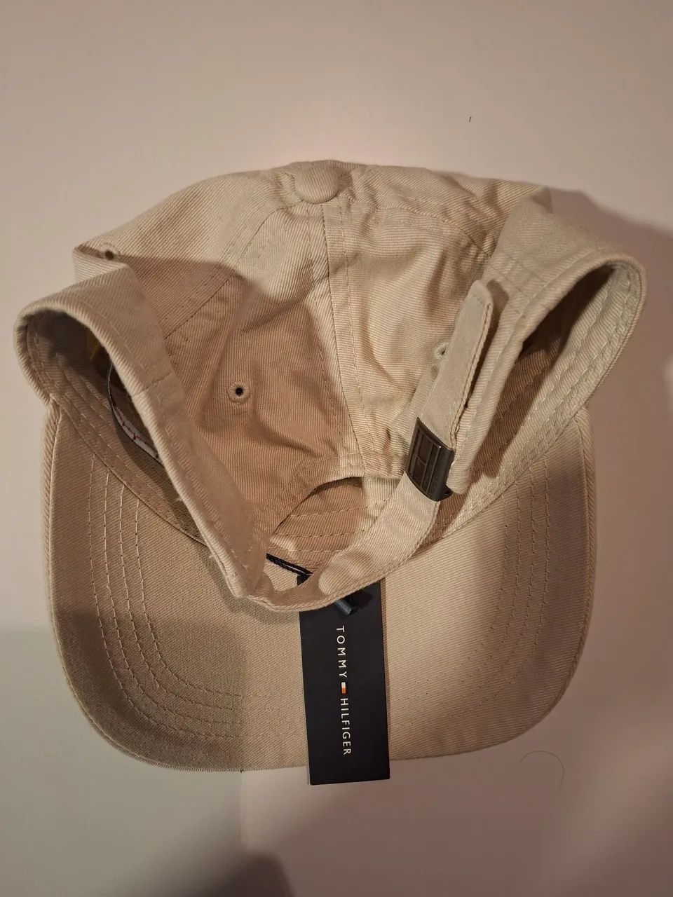 Boné original Tommy Hilfiger Bege - Foto 4