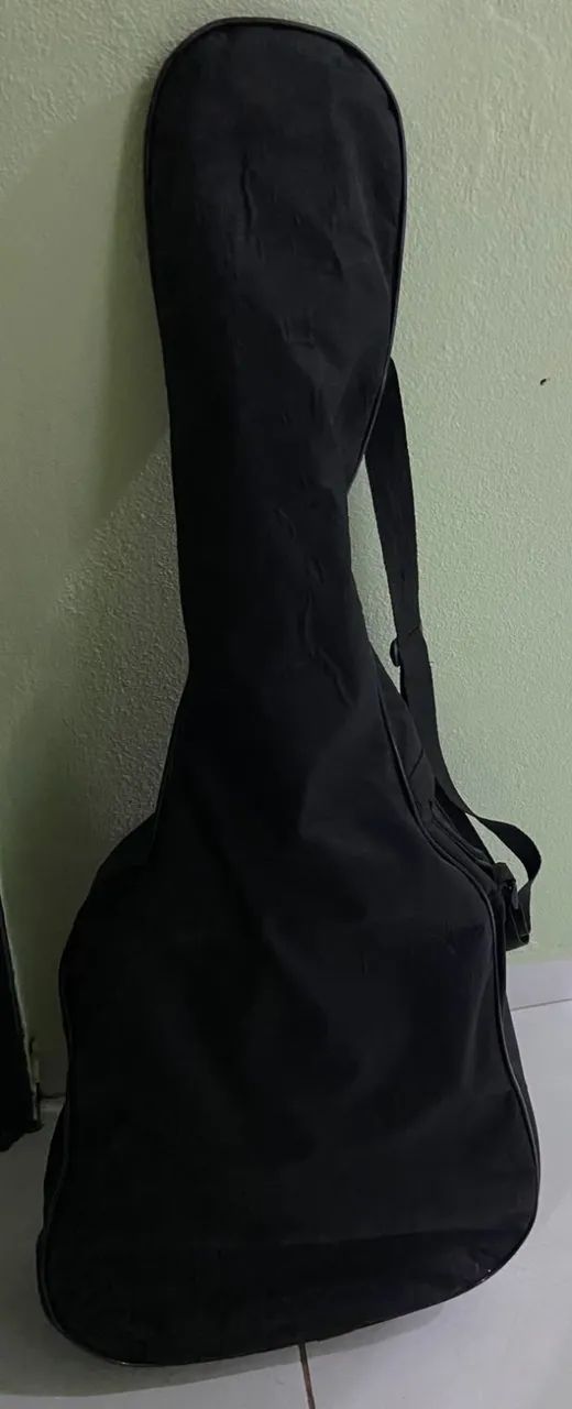 Violão Memphis com Capa - Usado e Bem Conservado
