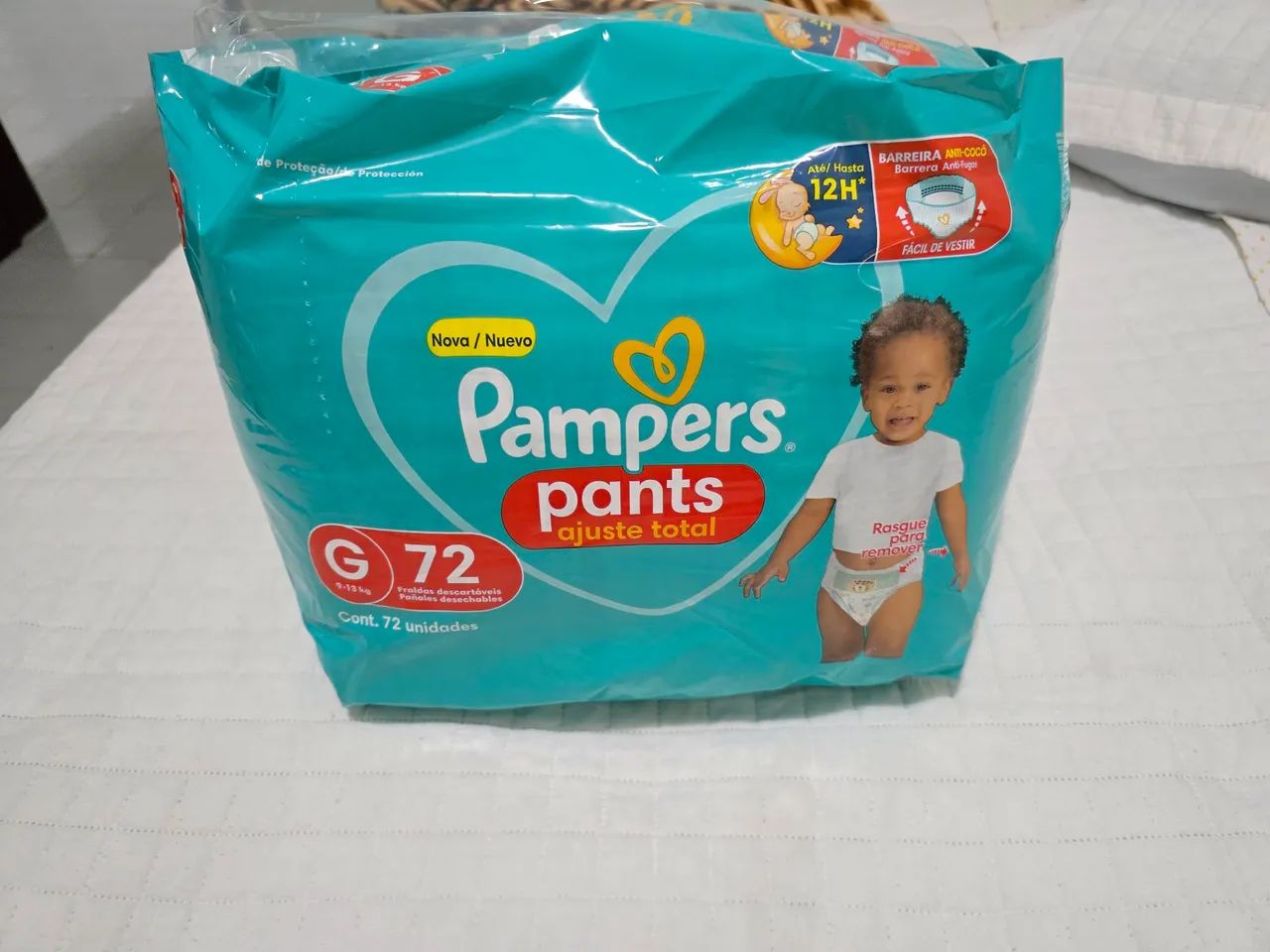 Fralda Pampers Pants G Ajuste Total