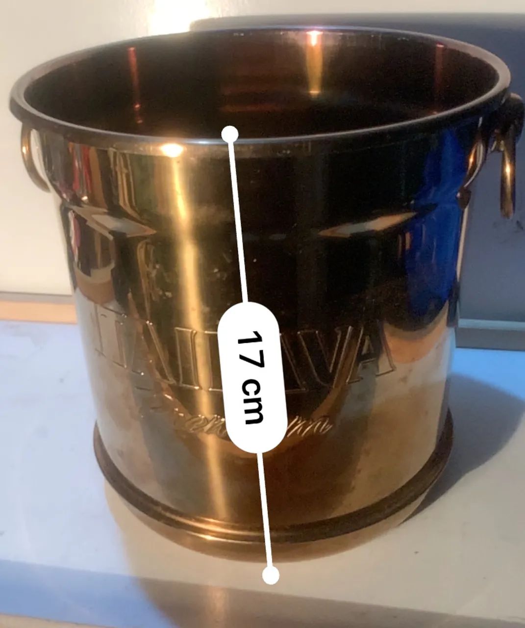 balde de gelo de metal da marca Itaipava Premium. - Foto 5