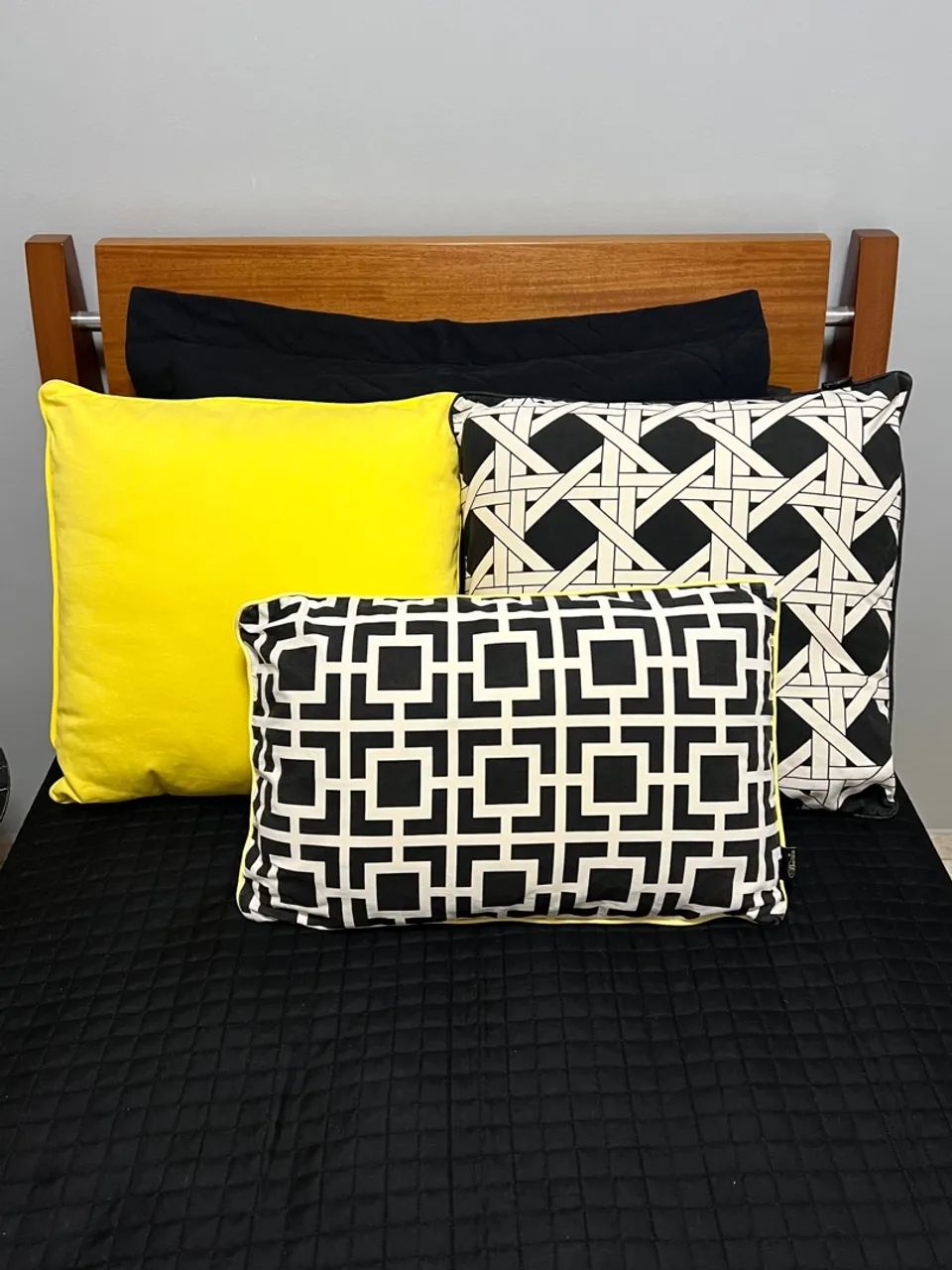 Conjunto de 3 almofadas decorativas 