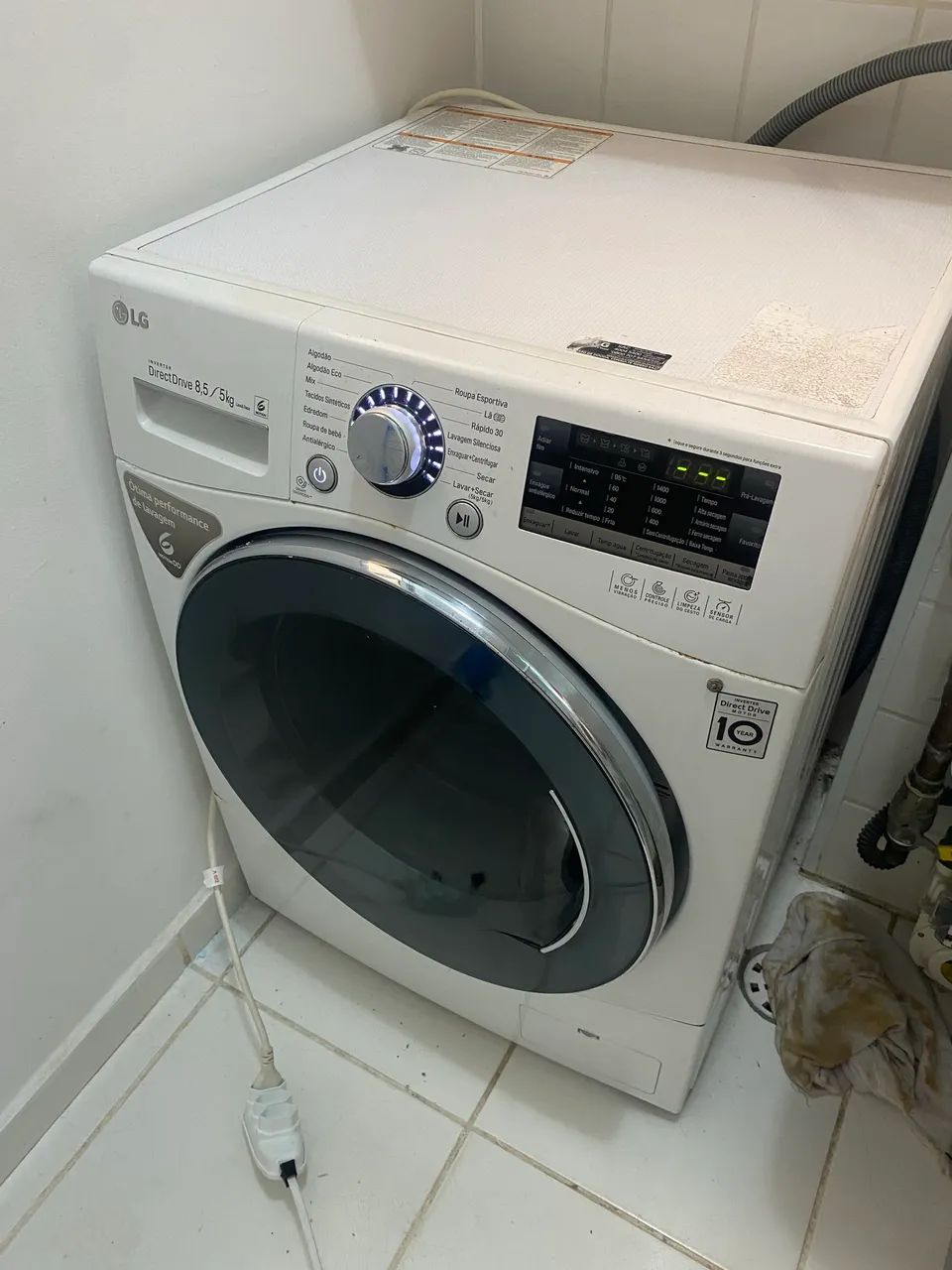 Lava e seca LG Direct Drive 8,5kg - Foto 2