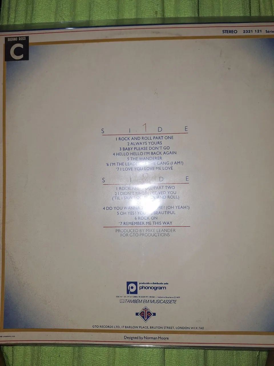 Lp vinil Gary Glitter's  - Foto 3