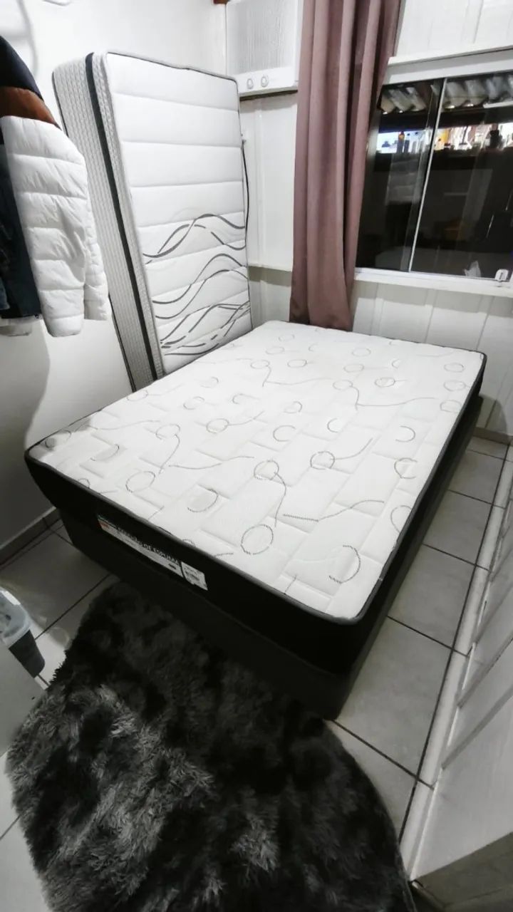 Kit Cama (Colchão Casal + Box Baú) - Ortobom Pró-Forma