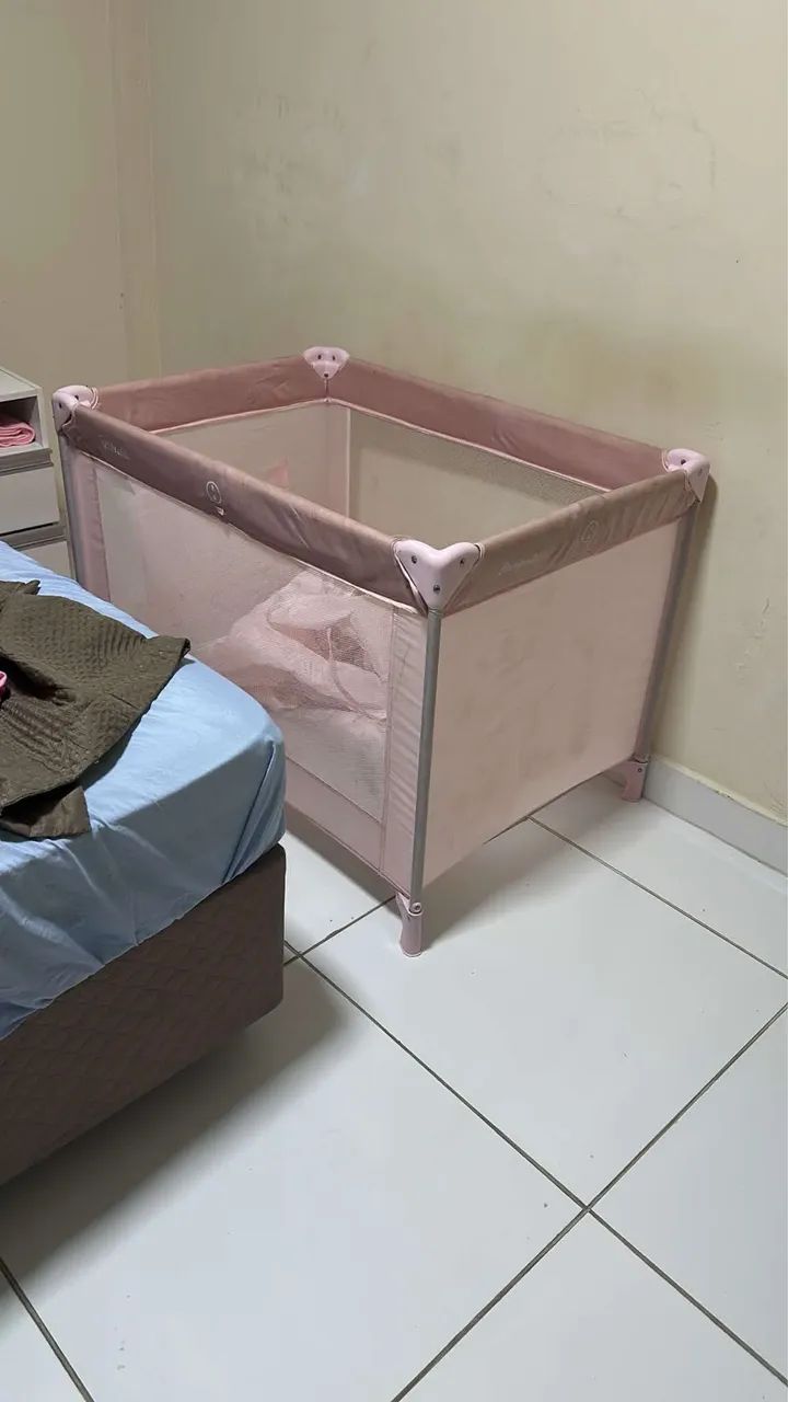 berço cercado novo