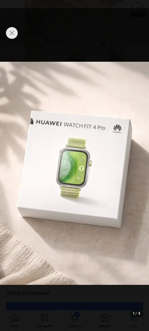Huawei watch Fit 4 pro