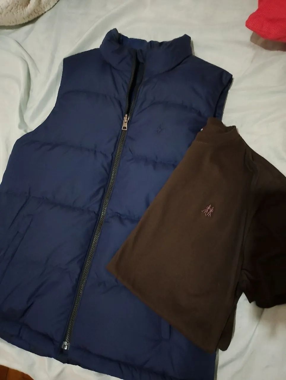 Colete e camisa novos marca polo Tam P - Foto 3