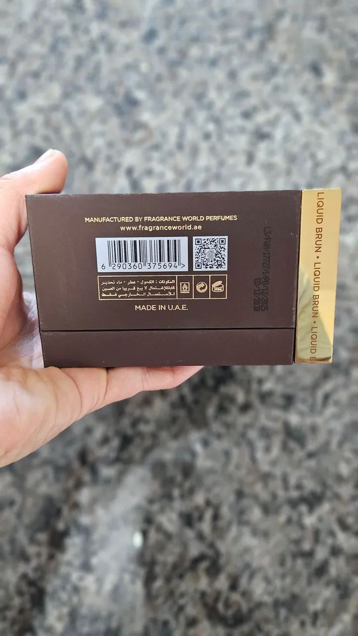Perfume árabe LIQUID BRUN original com selo - Foto 3