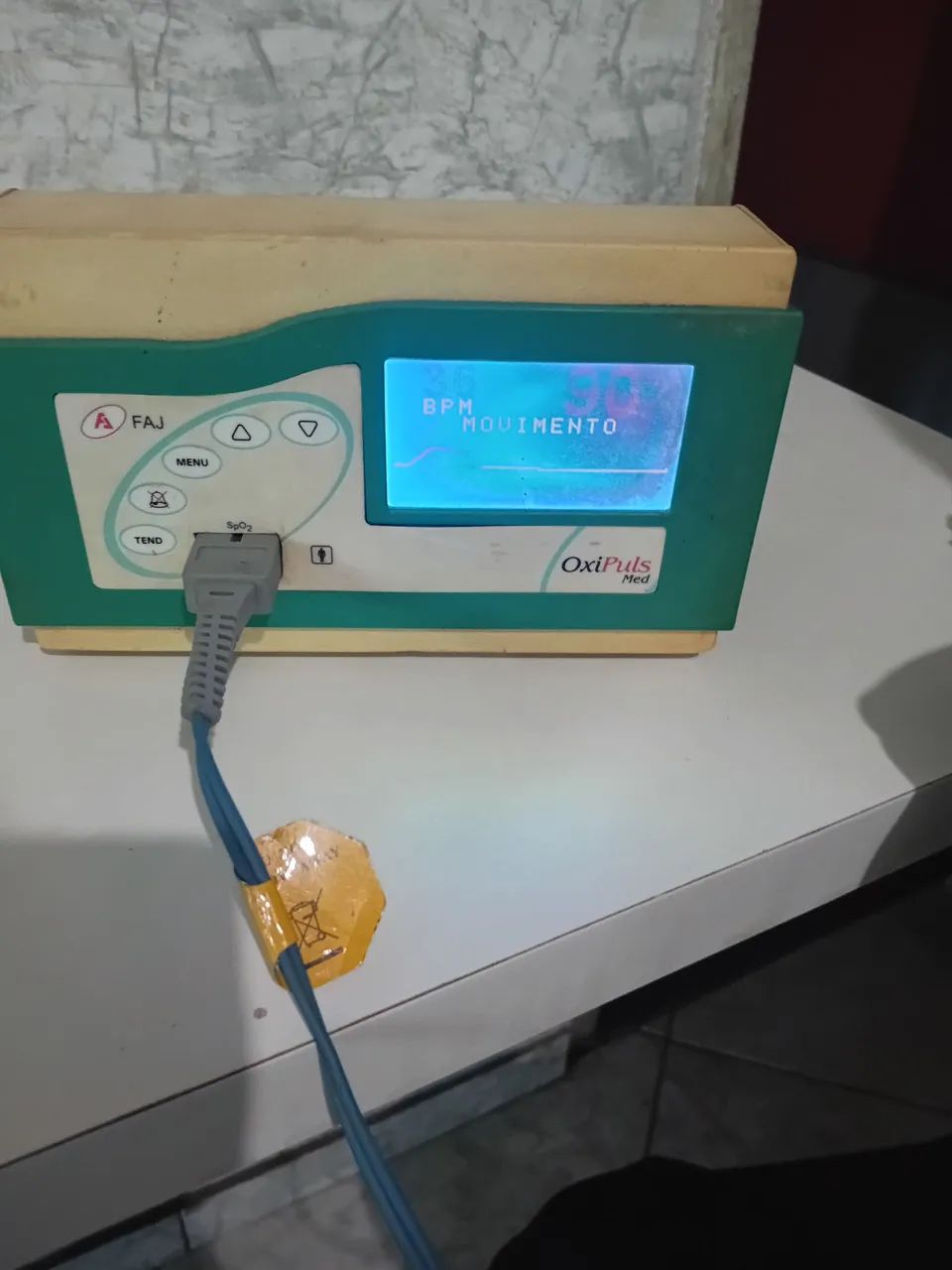 Oximetro de pulso de mesa com onda pletismografica - Foto 2