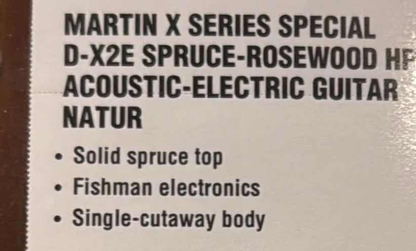 Violão Martin D-X2E Special Series - Foto 6