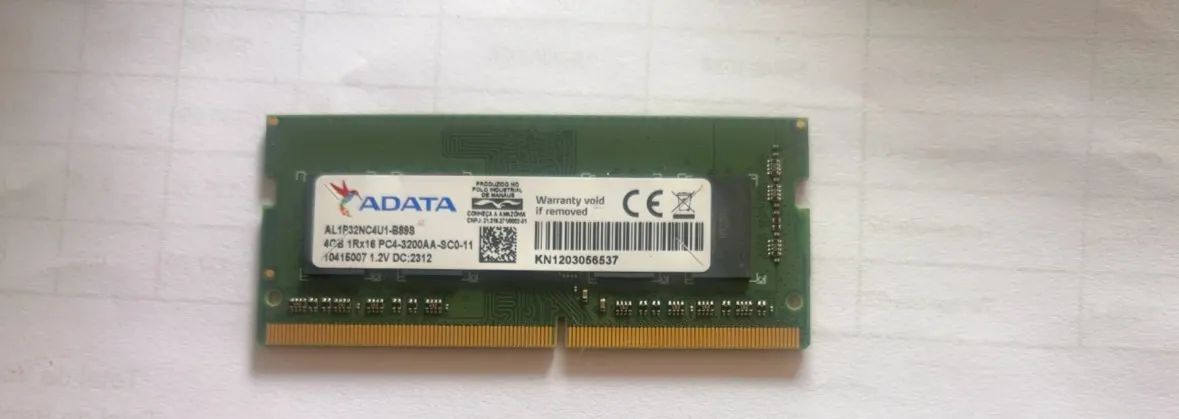 Memória ddr4 4GB notebook
