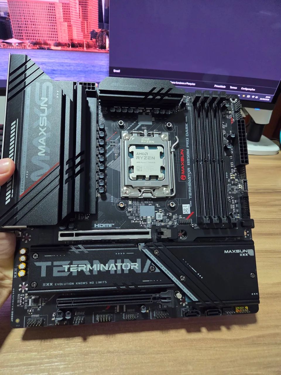 Kit Ryzen 7 7800x3d + B850 - Foto 2