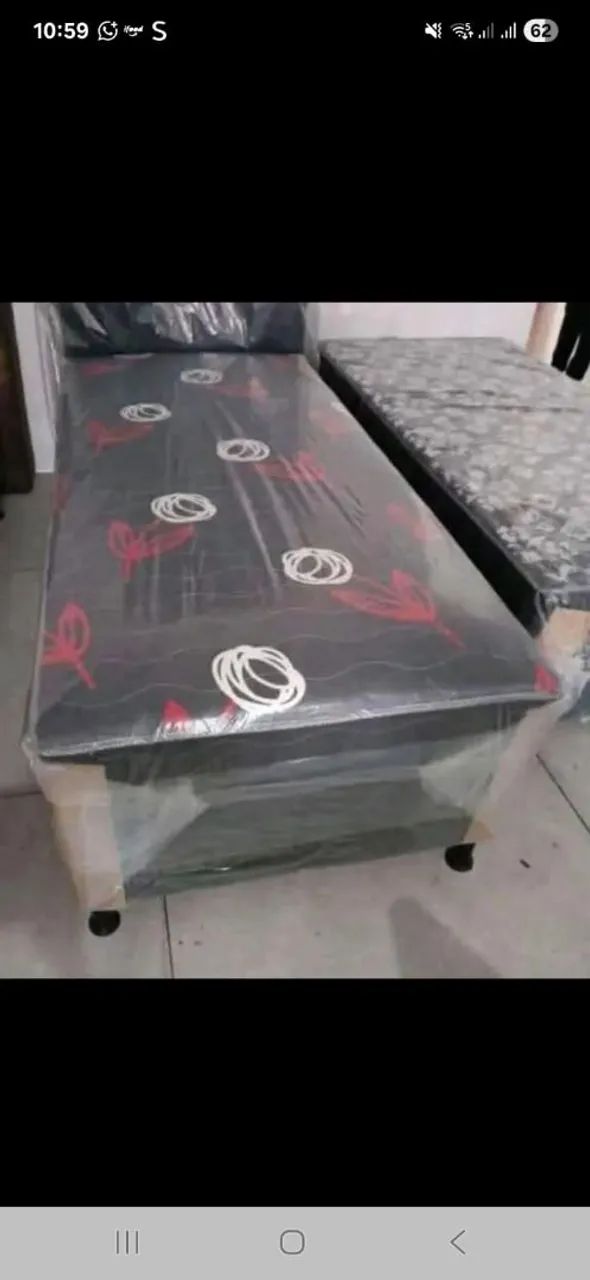 Camas box solteiro super confortável macia  - Foto 5