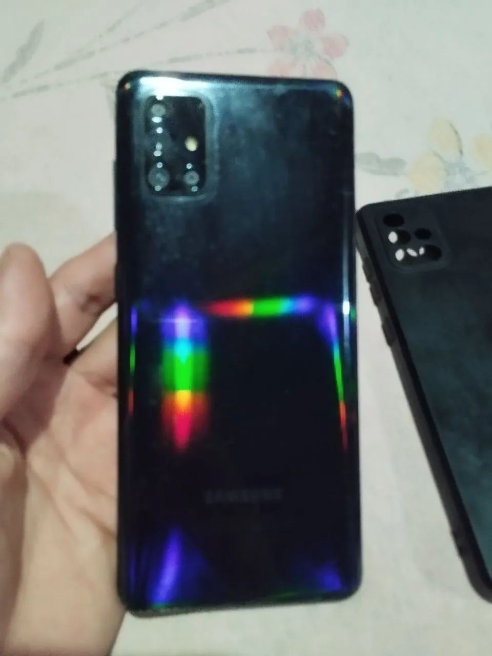 A71 128GB 4RAM tudo ok com capinha película e cabo  - Foto 5
