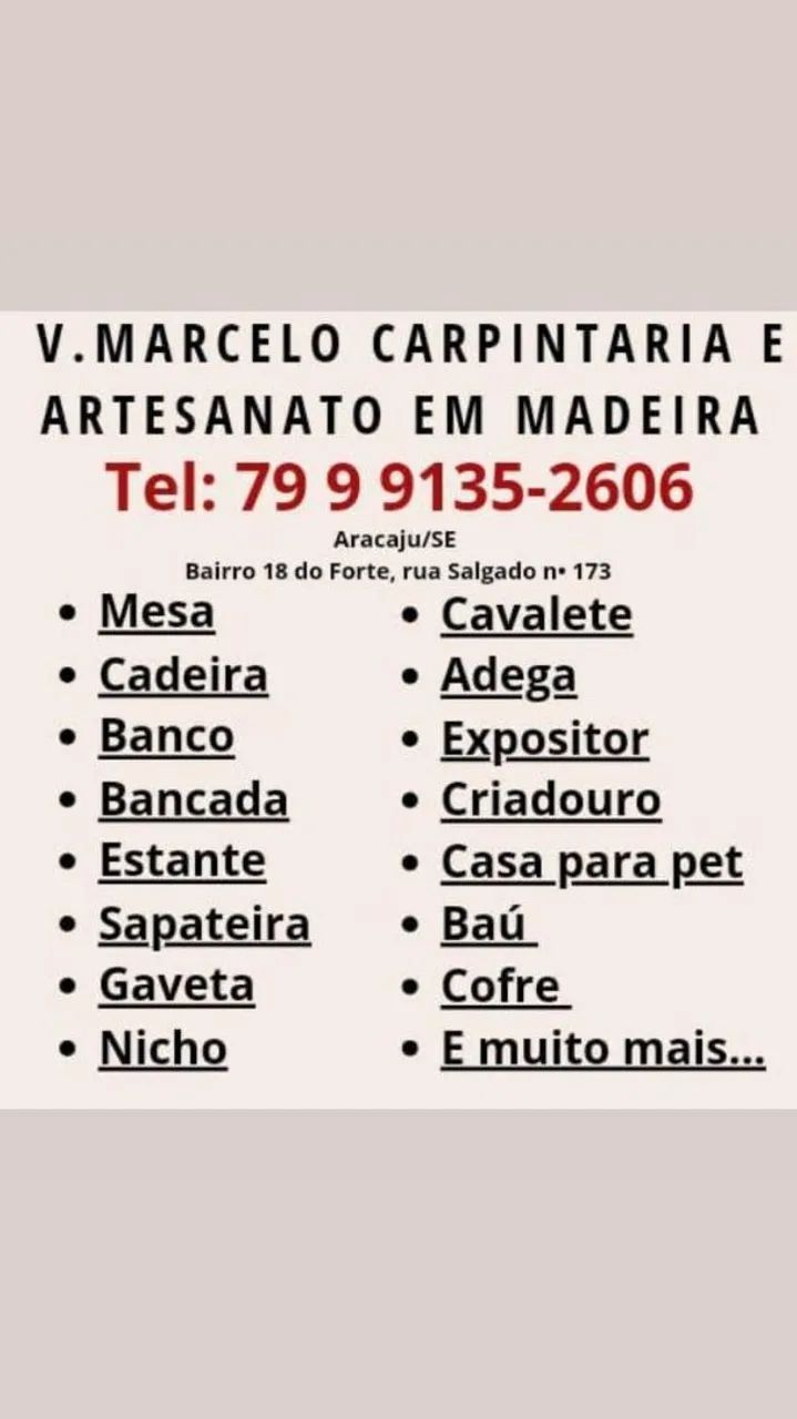 Marcenaria Marcelo 