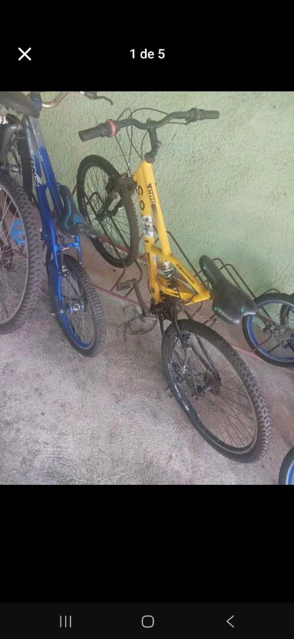 Bicicleta coli usada tem que mandar arrumar quadro e pneu