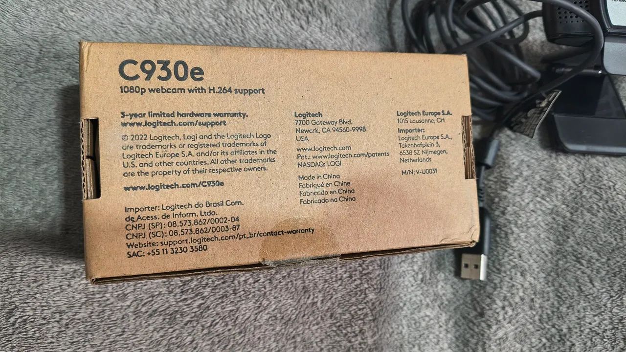 Câmera Logitech C930e Perfeito estado - Foto 3