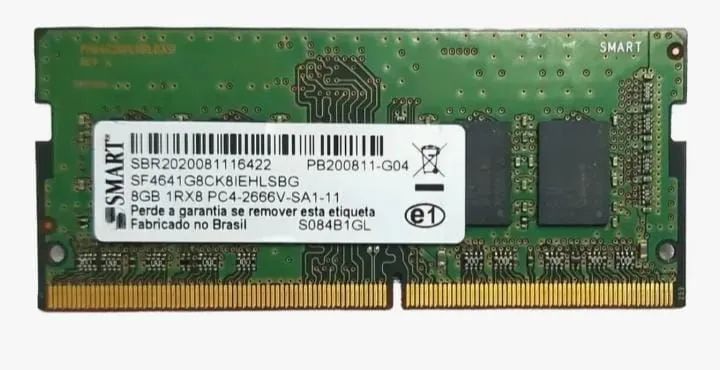 Memória RAM Smart de 8GB DDR4 (PC4-2666V)