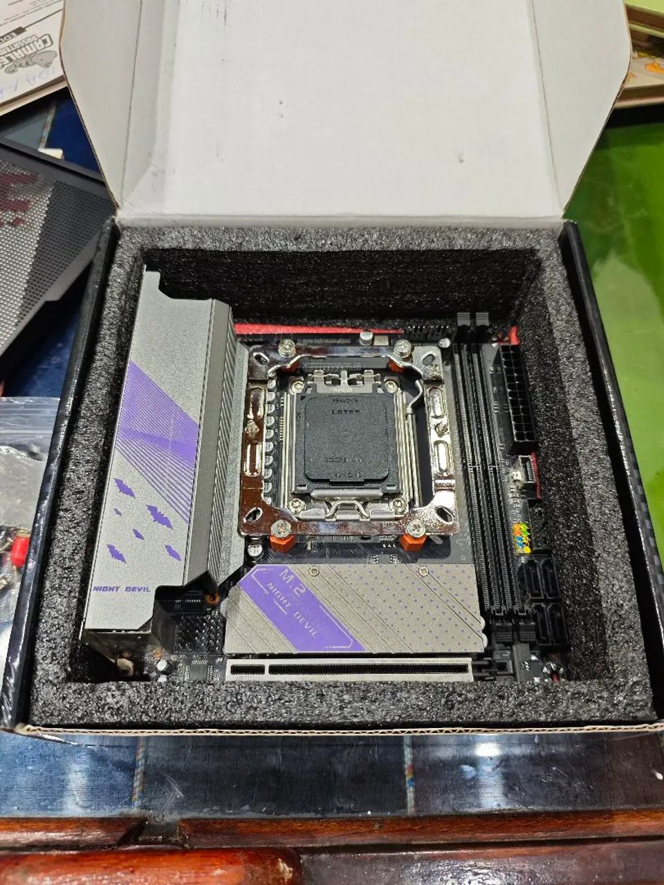 Placa mãe B650I Night Devil AM5