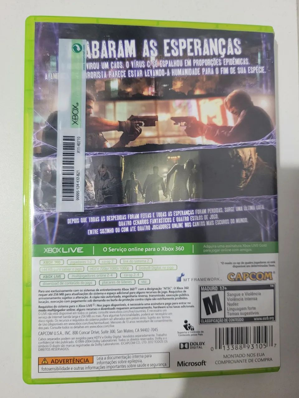 RESIDENT EVIL 6 XBOX 360 COMPLETO  - Foto 2