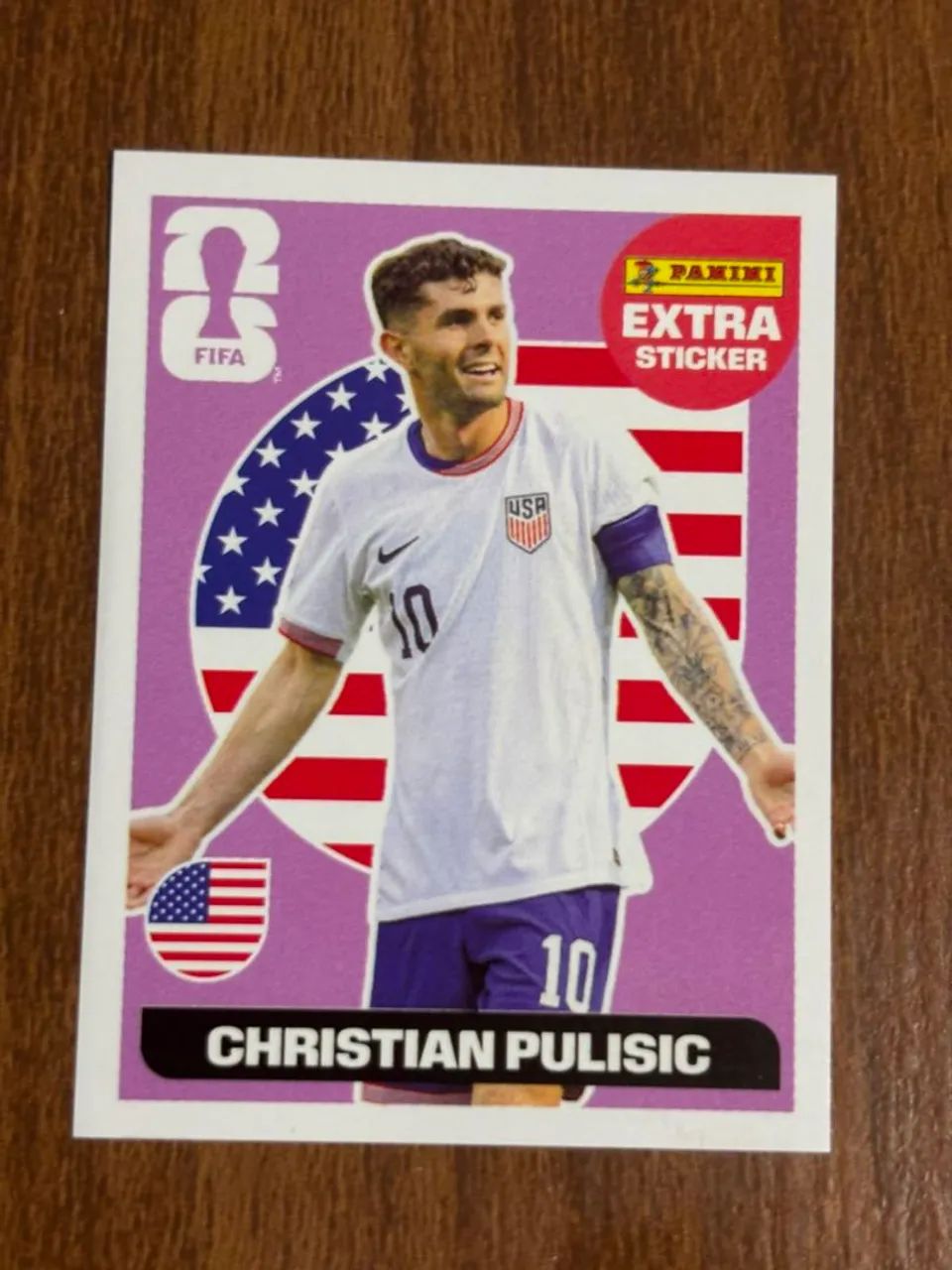 Figurinha lendária PULISIC 2026