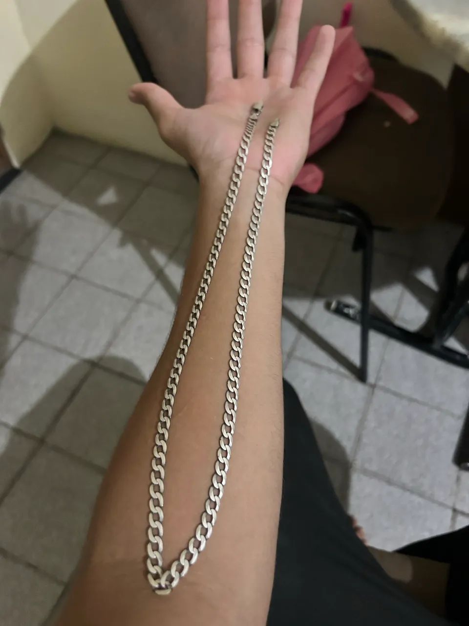 Corrente de prata 64 cm 24 grama 