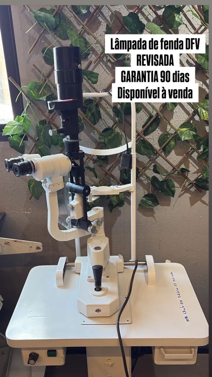Lâmpada de fenda DFV