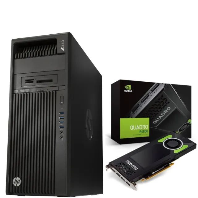 PC Workstation HP Z440 Xeon 1620 16Gb Ram Ssd 256Gb Nvidia Quadro