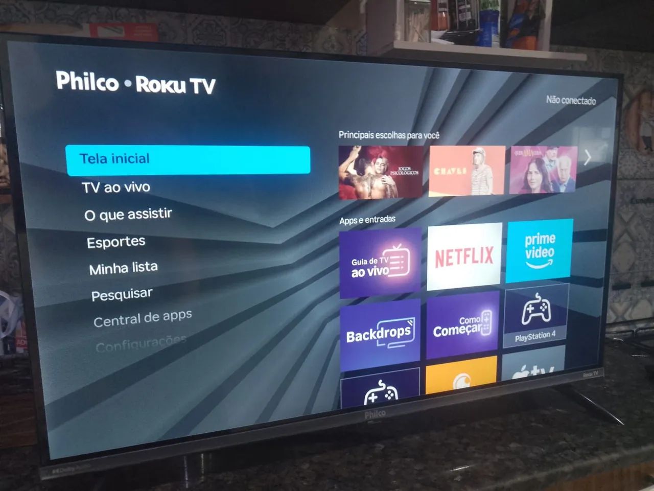 Televisão Philco Smartv Roku 32 polegadas  - Foto 3