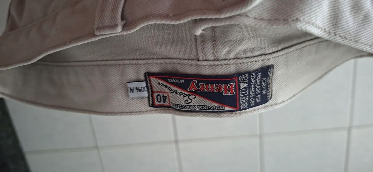 Calça marfim n°40 masculina - Foto 2