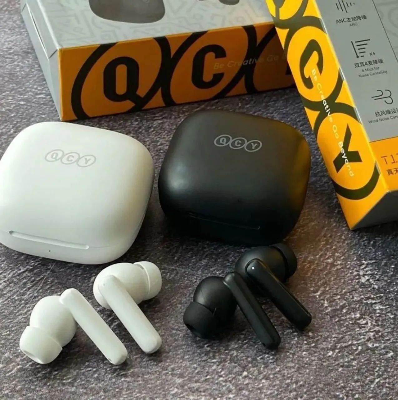 Fone Bluetooth tws Qcy T13 ANC game com 4 microfone - Foto 2