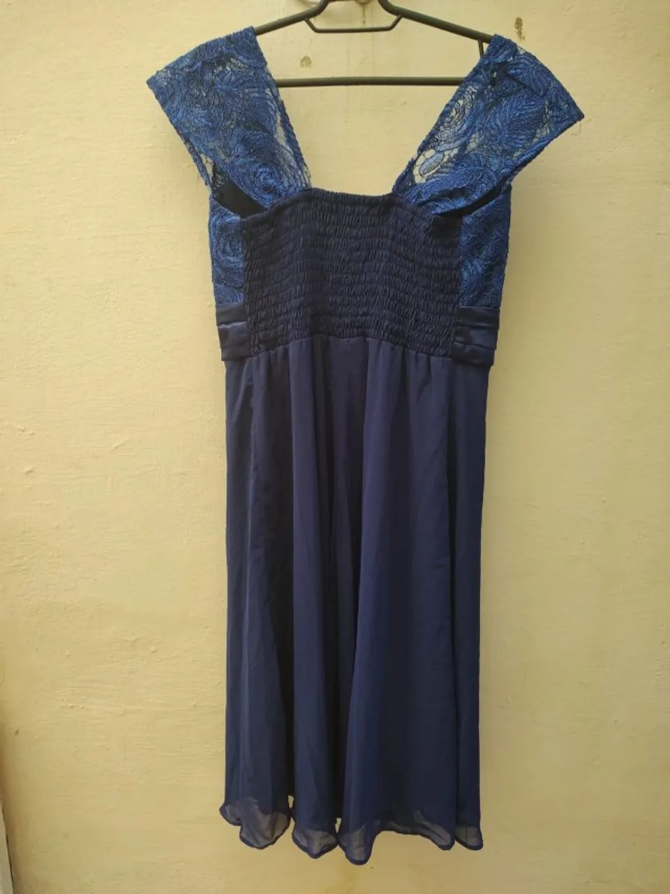 Vestido Azul Longo Tamanho 50 - Foto 2