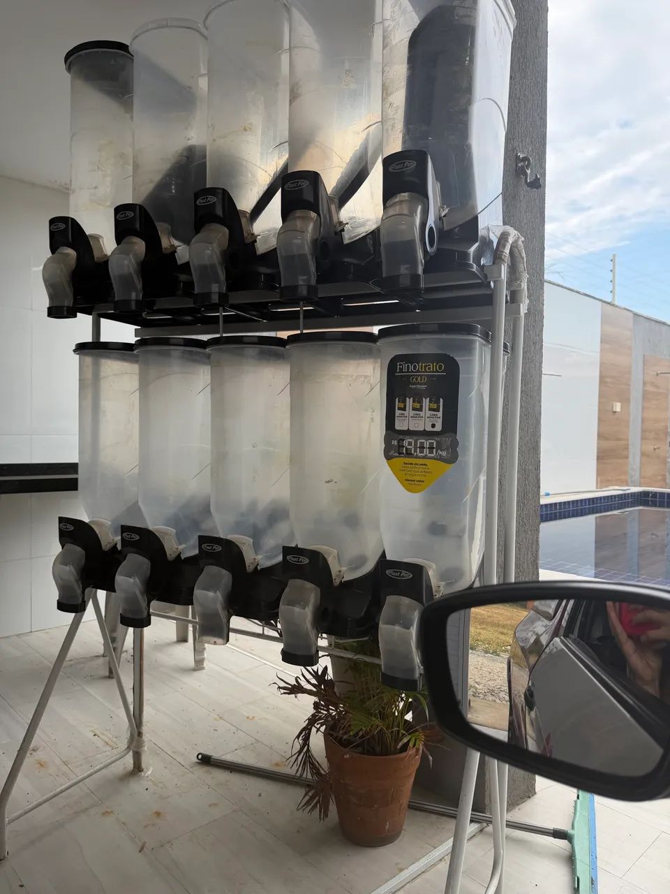 Dispense ração 
