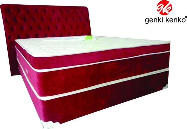 Colchao de molas+ cama+ cabeceira / Parcelas de :