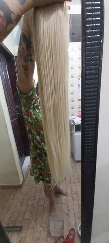Mega hair louro da Malu - Foto 6