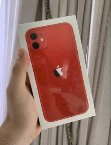 Iphone 11 128gb Red Lacrado Na Caixa com 1 Ano de Garantia Apple Após Ativação