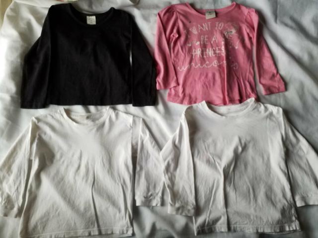 Lote camisa meninas 2 a 3 anos