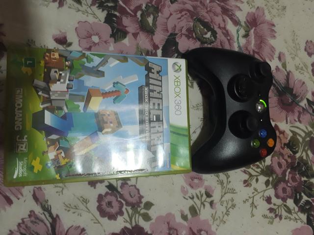Xbox perfeito 1 controle e 1 jogo minecraft - Foto 3