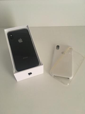 IPhone X 64GB completo + cabo 2m original